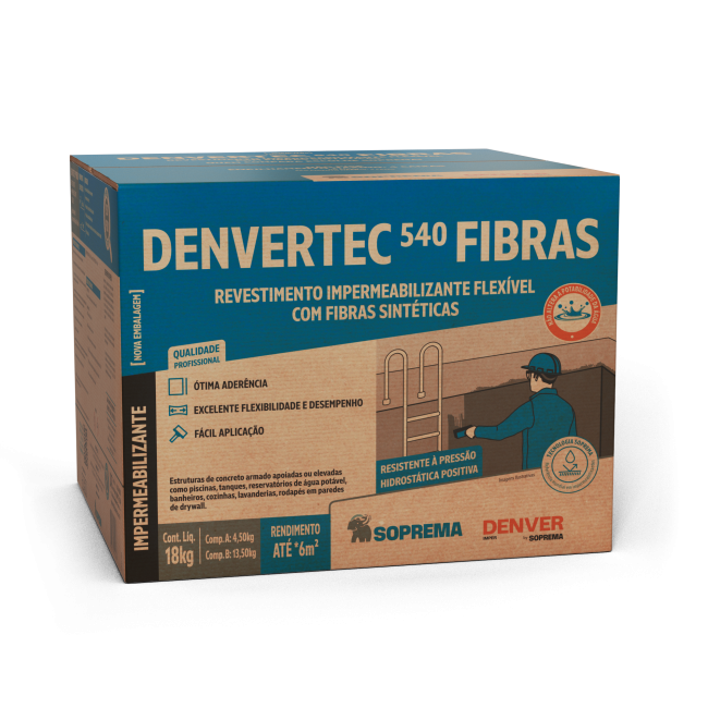 Denvertec 540 Fibras 18kg